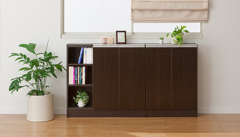 オーダーカウンター下/窓下収納